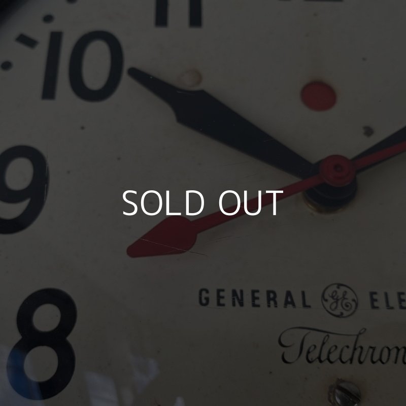 画像8: VINTAGE ANTIQUE GENERAL ELECTRIC TELECHRON WALL CLOCK ヴィンテージ アンティーク ウォールクロック 掛け時計 アメリカ / インダストリアル スクールクロック ダークブラウン 焦げ茶色 小型 店舗什器 USA