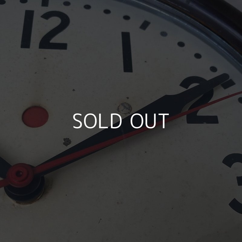 画像9: VINTAGE ANTIQUE GENERAL ELECTRIC TELECHRON WALL CLOCK ヴィンテージ アンティーク ウォールクロック 掛け時計 アメリカ / インダストリアル スクールクロック ダークブラウン 焦げ茶色 小型 店舗什器 USA