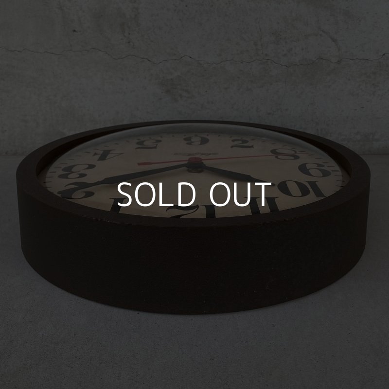 画像4: VINTAGE ANTIQUE SETH THOMAS WALL CLOCK ヴィンテージ アンティーク ウォールクロック 掛け時計 アメリカ / インダストリアル スクールクロック ブラウン 茶色 店舗什器 USA