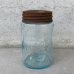 画像1: VINTAGE ANTIQUE MASON'S PATENT JAR ヴィンテージ アンティーク メイソン ジャー ガラス 瓶 アメリカ / 保存容器 雑貨 USA (1)