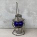 画像3: VINTAGE ANTIQUE DRESSEL RAILROAD LANTERN ヴィンテージ アンティーク ドレッセル レイルロードランタン アメリカ / オイルランプ キャンプ 青ホヤ USA (2)