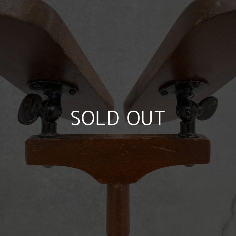 画像6: VINTAGE ANTIQUE SHOE STAND ヴィンテージ アンティーク シューズスタンド アメリカ / 靴立て ディスプレイ ツール ラック ウッド 木製 靴 店舗備品 USA (2)