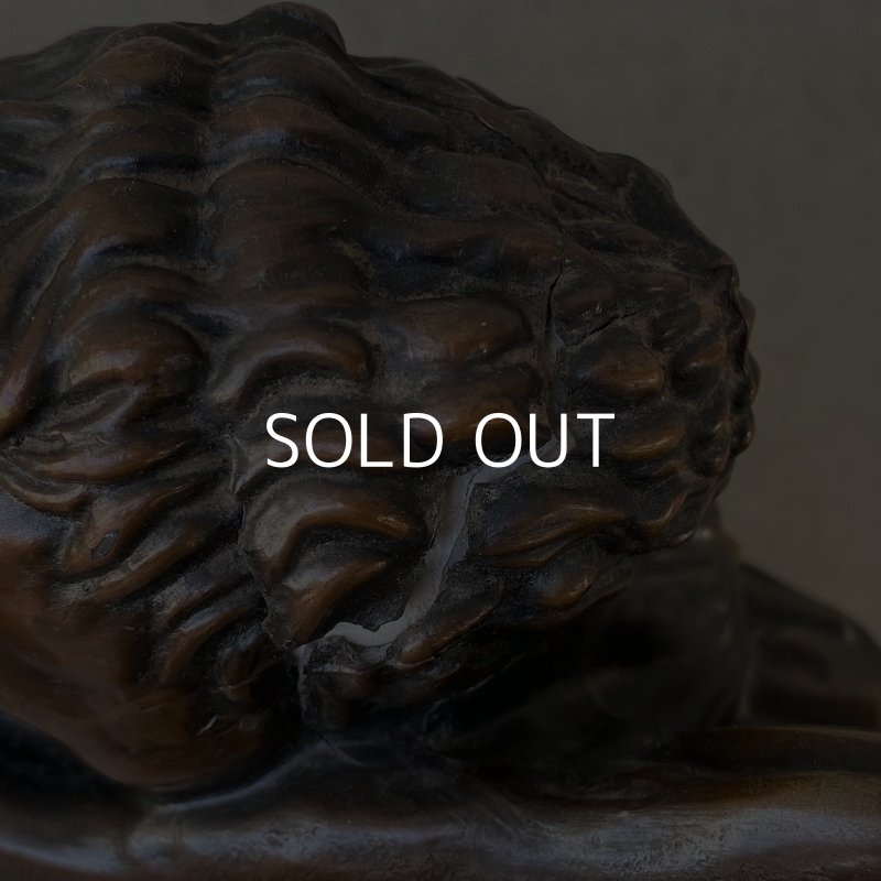 画像11: VINTAGE ANTIQUE BOOKEND HELVETIORUM FIDEI AC VIRTUTI ヴィンテージ アンティーク ブックエンド 瀕死のライオン像 / スイス ルツェルン オブジェ ディスプレイ 店舗備品