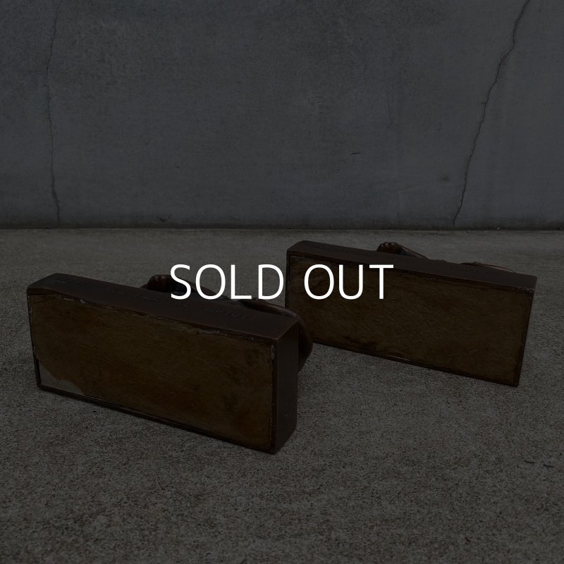 画像5: VINTAGE ANTIQUE BOOKEND HELVETIORUM FIDEI AC VIRTUTI ヴィンテージ アンティーク ブックエンド 瀕死のライオン像 / スイス ルツェルン オブジェ ディスプレイ 店舗備品