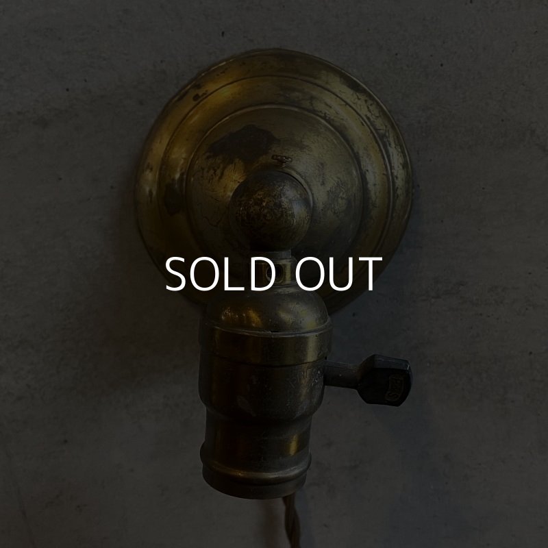画像4: VINTAGE ANTIQUE LAMP LIGHT WALL LAMP ヴィンテージ アンティーク ライト ウォールランプ ブラケットランプ 照明 アメリカ / 壁付けランプ 真鍮 店舗什器 USA (3)