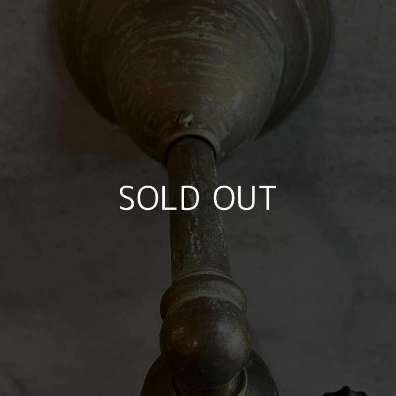 画像4: VINTAGE ANTIQUE LAMP LIGHT WALL LAMP ヴィンテージ アンティーク ライト ウォールランプ ブラケットランプ 照明 アメリカ / 壁付けランプ 真鍮 店舗什器 USA (4)