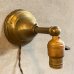 画像2: VINTAGE ANTIQUE LAMP LIGHT WALL LAMP ヴィンテージ アンティーク ライト ウォールランプ ブラケットランプ 照明 アメリカ / 壁付けランプ 真鍮 店舗什器 USA (6) (2)