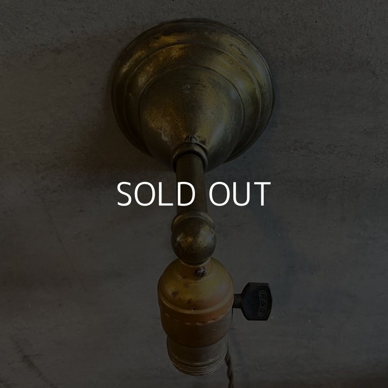 画像4: VINTAGE ANTIQUE LAMP LIGHT WALL LAMP ヴィンテージ アンティーク ライト ウォールランプ ブラケットランプ 照明 アメリカ / 壁付けランプ 真鍮 店舗什器 USA (6)