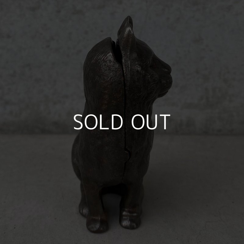 画像3: VINTAGE ANTIQUE COINBANK PIGGY BANK CAT ヴィンテージ アンティーク 貯金箱 コインバンク 猫 アメリカ / コレクタブル オブジェ ネコ 動物 鋳物 USA