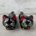 画像9: VINTAGE ANTIQUE SALT&PEPPER CAT ヴィンテージ アンティーク ソルト＆ペッパー 猫 / JAPAN コレクタブル オブジェ ネコ 陶器 塩胡椒入れ 輸出用 日本製