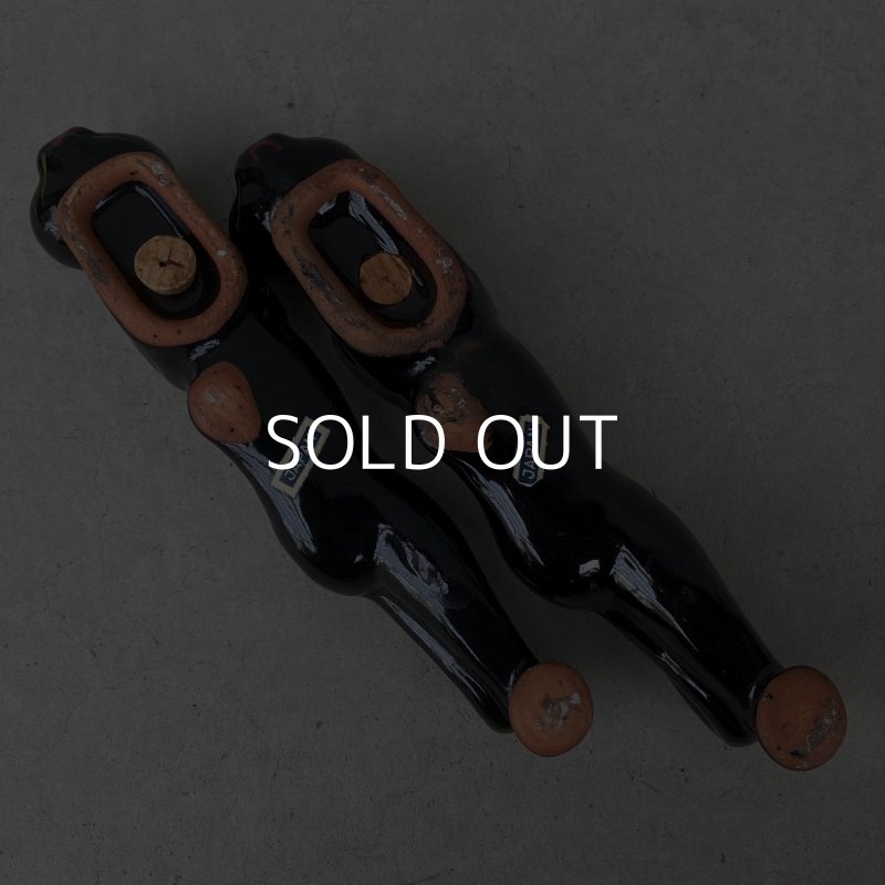 画像7: VINTAGE ANTIQUE SALT&PEPPER CAT ヴィンテージ アンティーク ソルト＆ペッパー 猫 / JAPAN コレクタブル オブジェ ネコ 陶器 塩胡椒入れ 輸出用 日本製