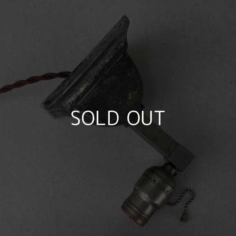 画像4: VINTAGE ANTIQUE LAMP LIGHT WALL LAMP ヴィンテージ アンティーク ライト ウォールランプ ブラケットランプ 照明 アメリカ / 壁付けランプ ニッケル 店舗什器 USA