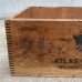 画像8: VINTAGE ANTIQUE ATLAS POWDER CO. WOOD BOX ヴィンテージ アンティーク ウッドボックス 木箱 アメリカ / ケース 収納 店舗什器 USA (3)