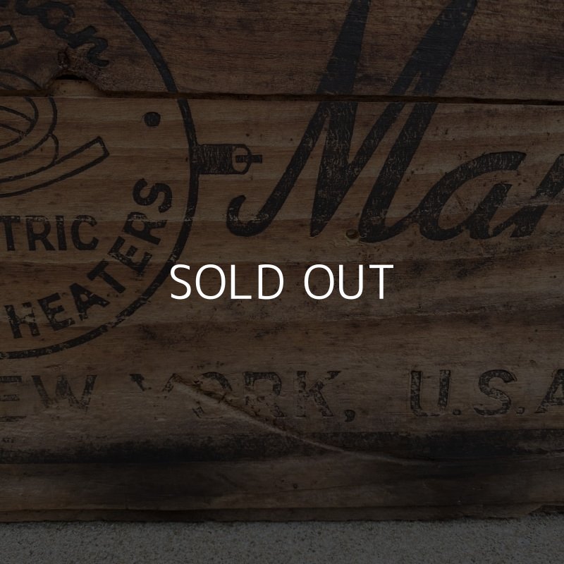 画像7: VINTAGE ANTIQUE STILL MAN ELECTRIC TUBULAR HEATERS WOODBOX ヴィンテージ アンティーク ウッドボックス 木箱 アメリカ / インテリア ケース 収納 USA (2)