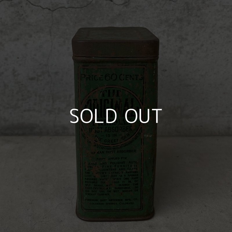 画像4: VINTAGE ANTIQUE FREEMAN'S DUST ABSORBER TIN CAN ヴィンテージ アンティーク ティン 缶 アメリカ / アドバタイジング 小物入れ 収納 雑貨 USA 