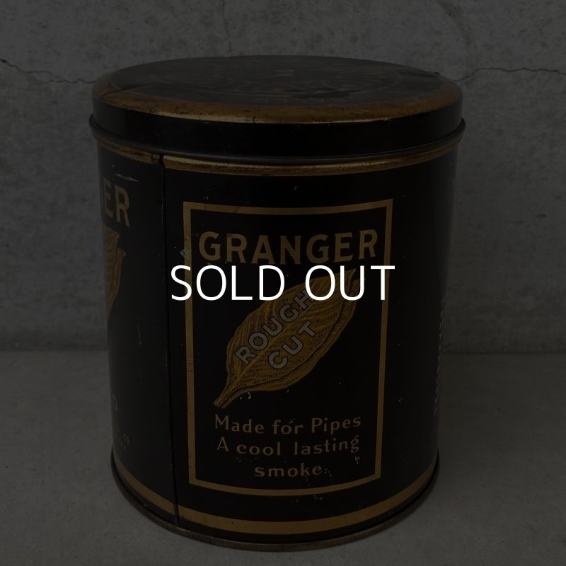 画像4: VINTAGE ANTIQUE GRANGER PIPE TOBACCO TIN CAN ヴィンテージ アンティーク 煙草 ティン 缶 アメリカ / アドバタイジング たばこ入れ 小物入れ 収納 雑貨 USA (2)