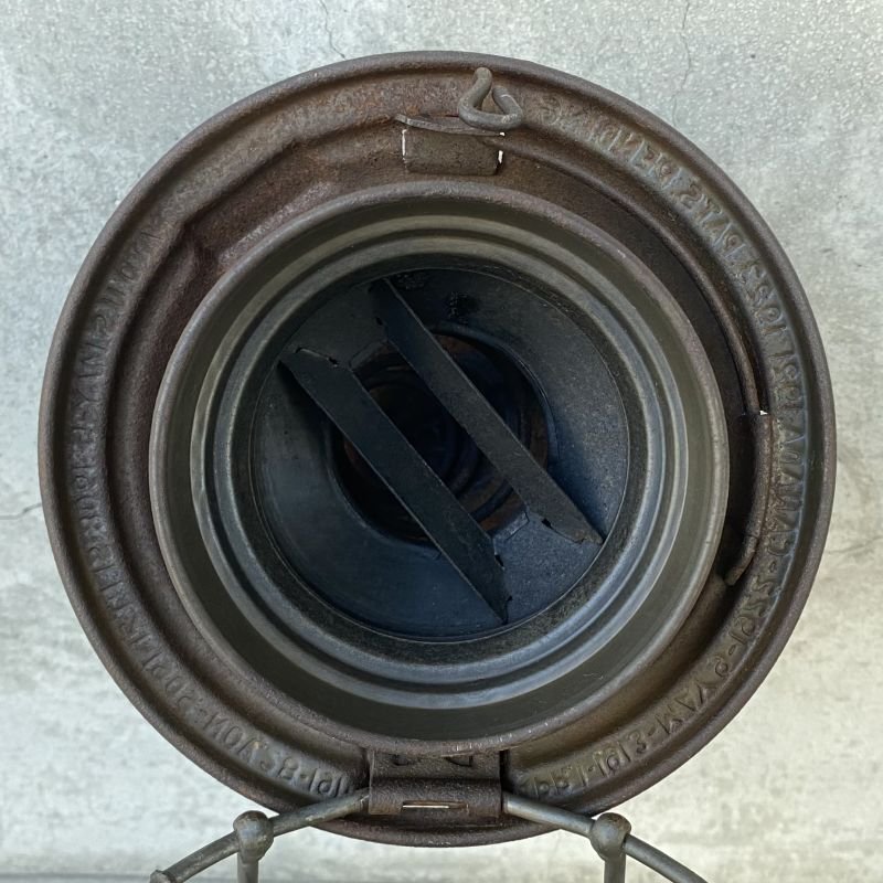 画像8: VINTAGE ANTIQUE ADLAKE No.250 KERO RAILROAD LANTERN ヴィンテージ アンティーク アドレイク ケロ レイルロード ランタン オイルランプ アメリカ / キャンプ アウトドア USA (10)