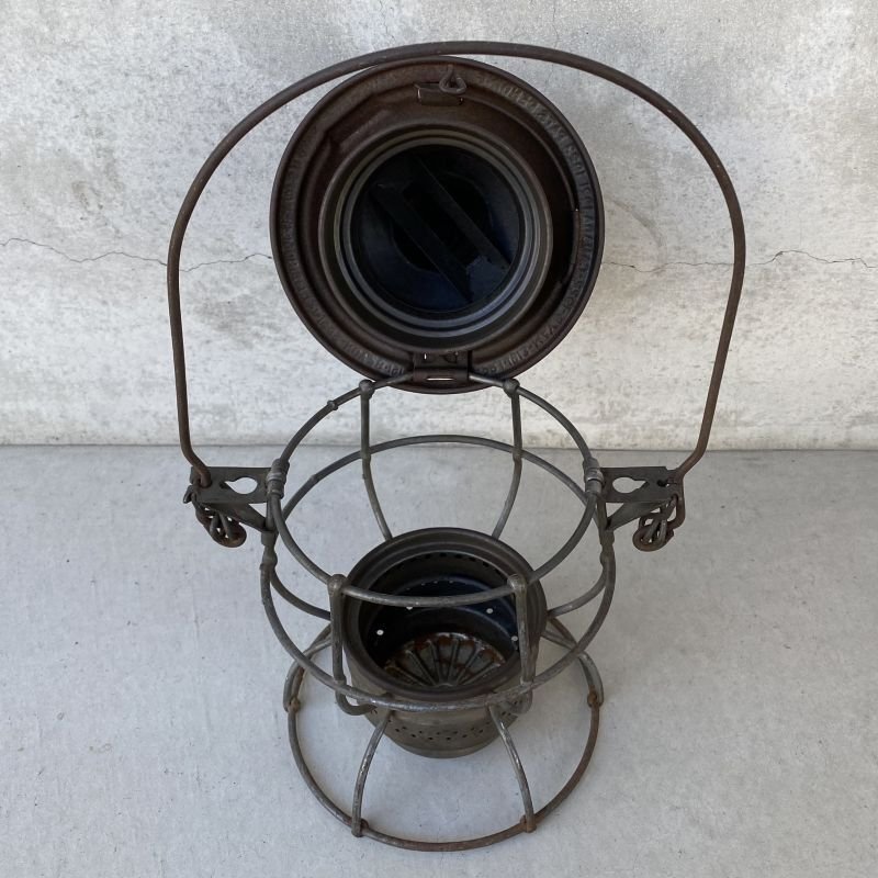 画像7: VINTAGE ANTIQUE ADLAKE No.250 KERO RAILROAD LANTERN ヴィンテージ アンティーク アドレイク ケロ レイルロード ランタン オイルランプ アメリカ / キャンプ アウトドア USA (10)