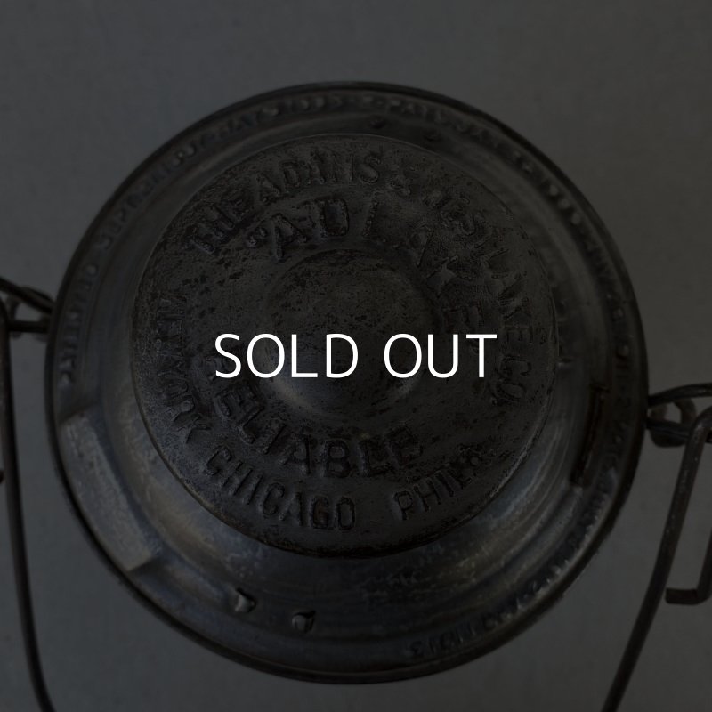 画像5: VINTAGE ANTIQUE ADLAKE RELIABLE RAILROAD LANTERN ヴィンテージ アンティーク アドレイク レイルロード ランタン オイルランプ アメリカ / キャンプ アウトドア USA (12)