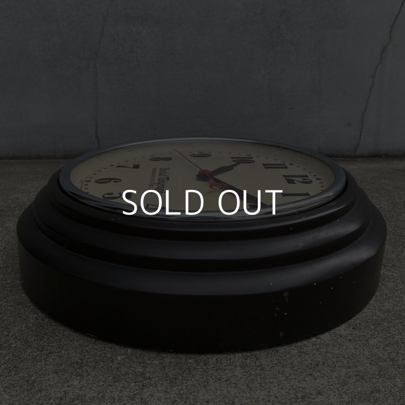 画像6: VINTAGE ANTIQUE POSTAL TELEGRAH WALL CLOCK ヴィンテージ アンティーク ポスタルテレグラフ ハモンドクロック ウォールクロック 壁掛け時計 アメリカ / インダストリアル 郵便局 黒色 店舗什器 USA (1)