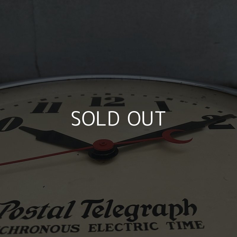 画像7: VINTAGE ANTIQUE POSTAL TELEGRAH WALL CLOCK ヴィンテージ アンティーク ポスタルテレグラフ ハモンドクロック ウォールクロック 壁掛け時計 アメリカ / インダストリアル 郵便局 黒色 店舗什器 USA (1)