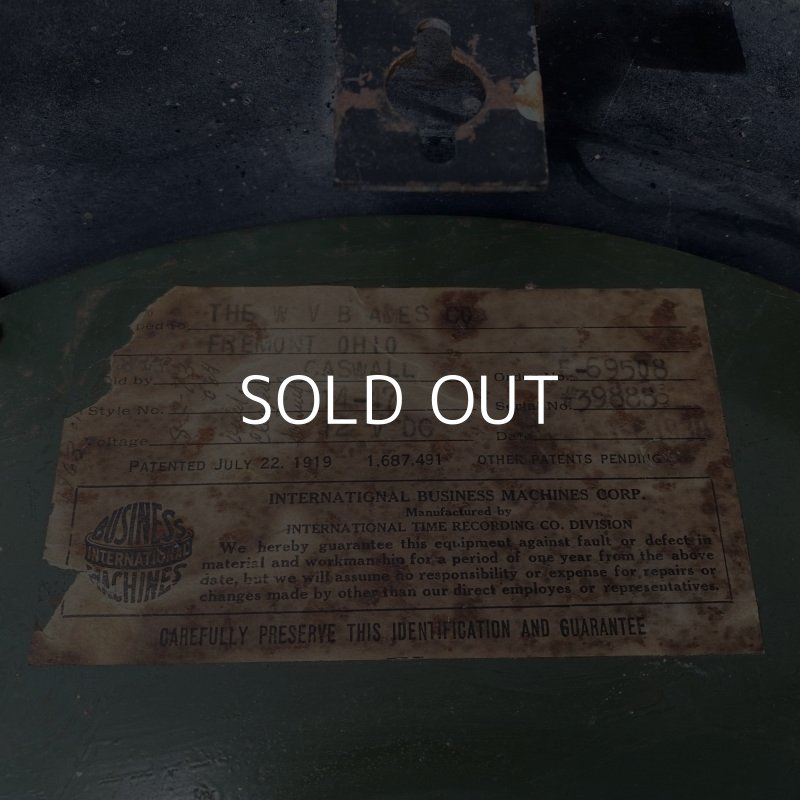 画像8: VINTAGE ANTIQUE INTERNATIONAL TIME RECORDING CO. WALL CLOCK ヴィンテージ アンティーク ウォールクロック 壁掛け時計 アメリカ / インダストリアル スクールクロック 店舗什器 USA