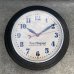 画像1: VINTAGE ANTIQUE POSTAL TELEGRAH WALL CLOCK ヴィンテージ アンティーク ポスタルテレグラフ ハモンドクロック ウォールクロック 壁掛け時計 アメリカ / インダストリアル 郵便局 黒色 店舗什器 USA (2) (1)