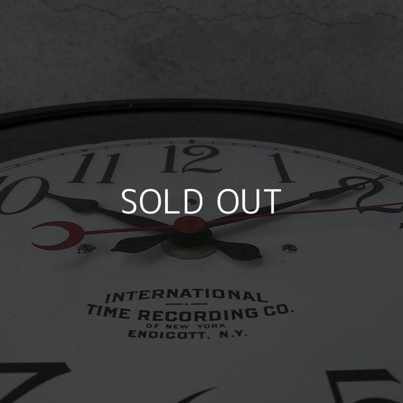 画像7: VINTAGE ANTIQUE INTERNATIONAL TIME RECORDING CO. WALL CLOCK ヴィンテージ アンティーク ウォールクロック 壁掛け時計 アメリカ / インダストリアル スクールクロック 店舗什器 USA