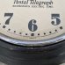 画像8: VINTAGE ANTIQUE POSTAL TELEGRAH WALL CLOCK ヴィンテージ アンティーク ポスタルテレグラフ ハモンドクロック ウォールクロック 壁掛け時計 アメリカ / インダストリアル 郵便局 店舗什器 USA (2)