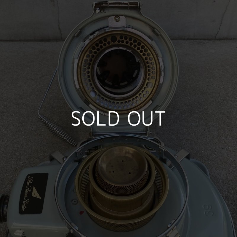 画像10: VINTAGE ALADDIN KEROSINE STOVE 39型 BF3902 ヴィンテージ アラジン ストーブ ブルーフレーム グリーン 石油ストーブ 暖房器具 キャンプ (2)