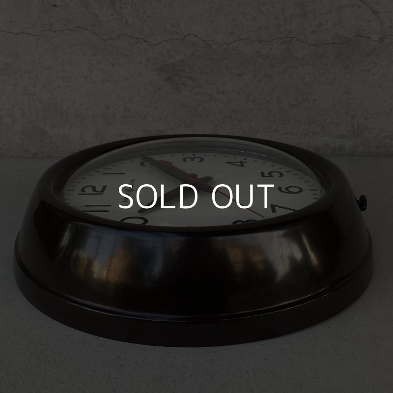 画像5: VINTAGE ANTIQUE GENERAL ELECTRIC WALL CLOCK ヴィンテージ アンティーク ゼネラルエレクトリック ウォールクロック 壁掛け時計 アメリカ / インダストリアル スクールクロック ダークブラウン 店舗什器 小 USA