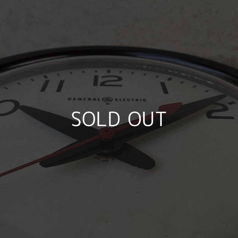 画像7: VINTAGE ANTIQUE GENERAL ELECTRIC WALL CLOCK ヴィンテージ アンティーク ゼネラルエレクトリック ウォールクロック 壁掛け時計 アメリカ / インダストリアル スクールクロック ダークブラウン 店舗什器 小 USA