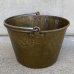 画像3: VINTAGE ANTIQUE BUCKET ヴィンテージ アンティーク バケツ アメリカ / インダストリアル ガーデニング ガレージ キャンプ ブラス 真鍮 USA