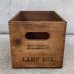 画像2: VINTAGE ANTIQUE EDISON WOOD BOX LAMP BOX ヴィンテージ アンティーク エジソン ウッドボックス 木箱 アメリカ / コレクタブル ケース 収納 ランプ 店舗什器 USA  (2)