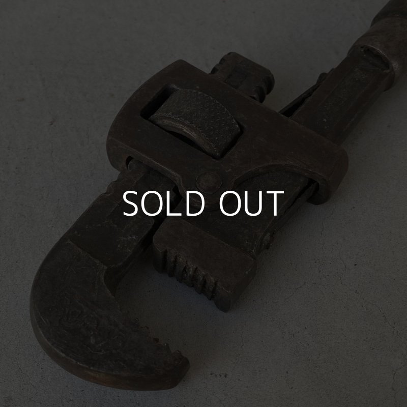 画像6: VINTAGE ANTIQUE PIPE WRENCH ヴィンテージ アンティーク パイプレンチ アメリカ / インダストリアル ガレージ ツール 工具 道具 USA