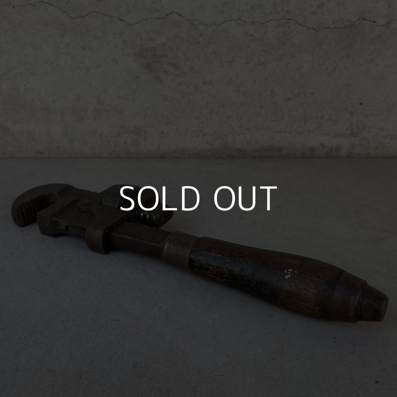 画像3: VINTAGE ANTIQUE PIPE WRENCH ヴィンテージ アンティーク パイプレンチ アメリカ / インダストリアル ガレージ ツール 工具 道具 USA