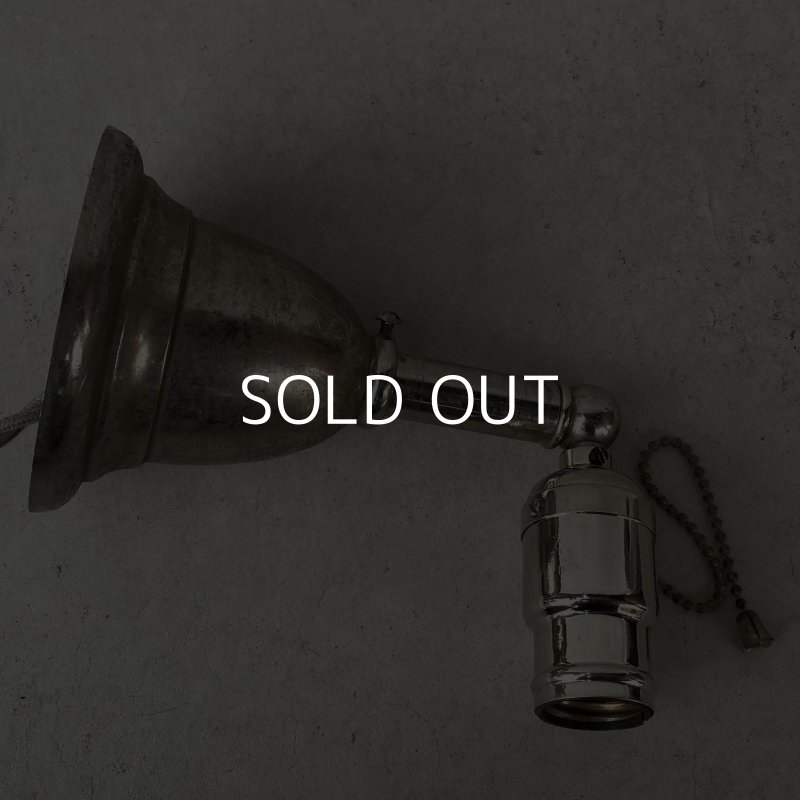 画像3: VINTAGE ANTIQUE LAMP LIGHT WALL LAMP HUBBEL ヴィンテージ アンティーク ライト ウォールランプ ブラケットランプ 照明 アメリカ / 壁付けランプ ニッケル 店舗什器 USA 