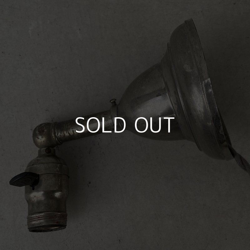 画像4: VINTAGE ANTIQUE LAMP LIGHT WALL LAMP CIRCLE F ヴィンテージ アンティーク ライト ウォールランプ ブラケットランプ 照明 アメリカ / 壁付けランプ ニッケル 店舗什器 USA 