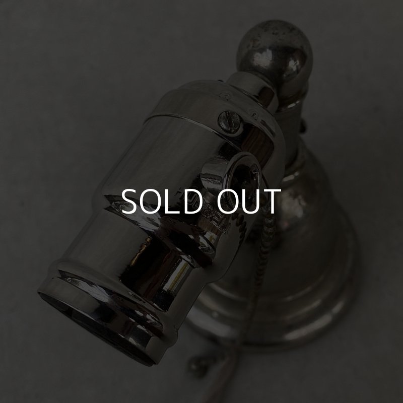 画像6: VINTAGE ANTIQUE LAMP LIGHT WALL LAMP HUBBEL ヴィンテージ アンティーク ライト ウォールランプ ブラケットランプ 照明 アメリカ / 壁付けランプ ニッケル 店舗什器 USA 