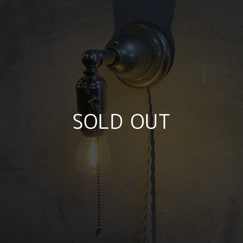 画像10: VINTAGE ANTIQUE LAMP LIGHT WALL LAMP HUBBEL ヴィンテージ アンティーク ライト ウォールランプ ブラケットランプ 照明 アメリカ / 壁付けランプ ニッケル 店舗什器 USA 