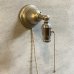 画像2: VINTAGE ANTIQUE LAMP LIGHT WALL LAMP HUBBEL ヴィンテージ アンティーク ライト ウォールランプ ブラケットランプ 照明 アメリカ / 壁付けランプ ニッケル 店舗什器 USA  (2)