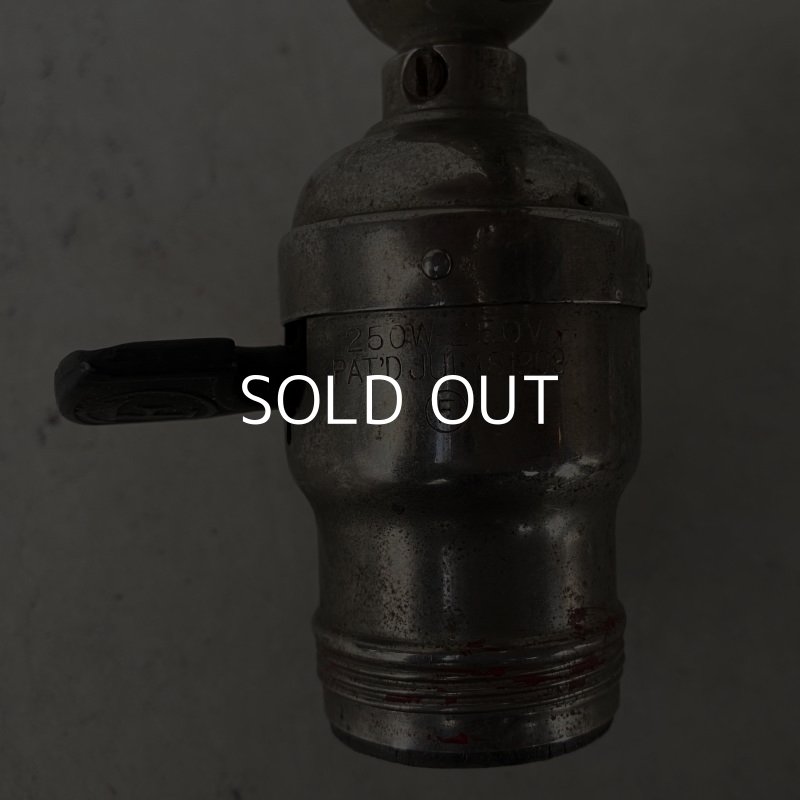 画像6: VINTAGE ANTIQUE LAMP LIGHT WALL LAMP CIRCLE F ヴィンテージ アンティーク ライト ウォールランプ ブラケットランプ 照明 アメリカ / 壁付けランプ ニッケル 店舗什器 USA 