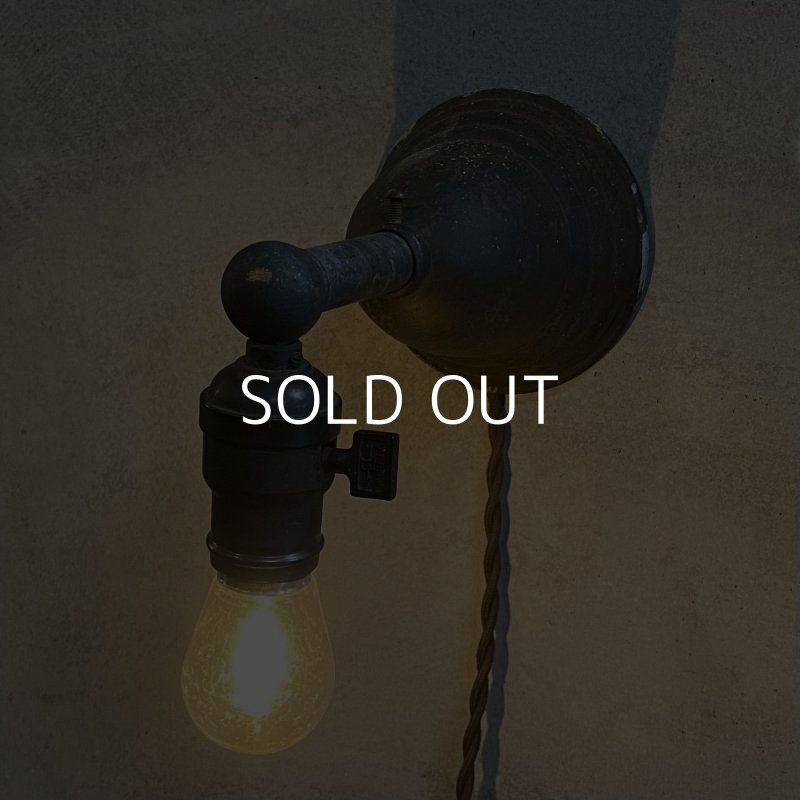 画像10: VINTAGE ANTIQUE LAMP LIGHT WALL LAMP ヴィンテージ アンティーク ライト ウォールランプ ブラケットランプ 照明 アメリカ / 壁付けランプ ARROW 真鍮 店舗什器 USA (5)