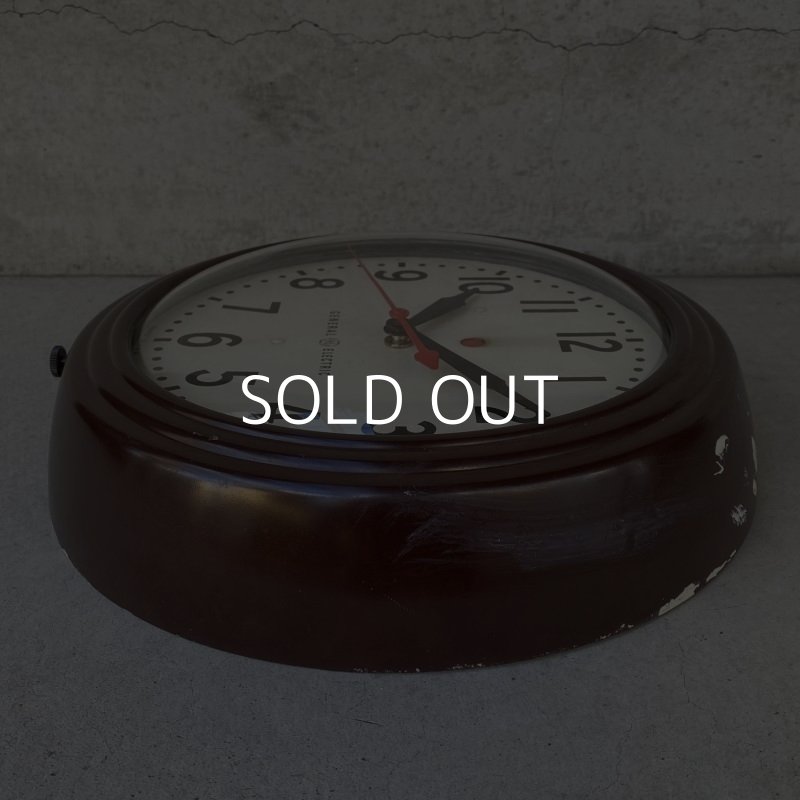 画像6: VINTAGE ANTIQUE GENERAL ELECTRIC WALL CLOCK ヴィンテージ アンティーク ゼネラルエレクトリック ウォールクロック 壁掛け時計 アメリカ / インダストリアル スクールクロック ブラウン 茶色 小 店舗什器 USA 