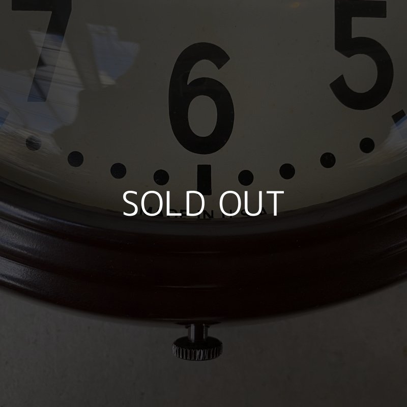 画像9: VINTAGE ANTIQUE GENERAL ELECTRIC WALL CLOCK ヴィンテージ アンティーク ゼネラルエレクトリック ウォールクロック 壁掛け時計 アメリカ / インダストリアル スクールクロック ブラウン 茶色 小 店舗什器 USA 