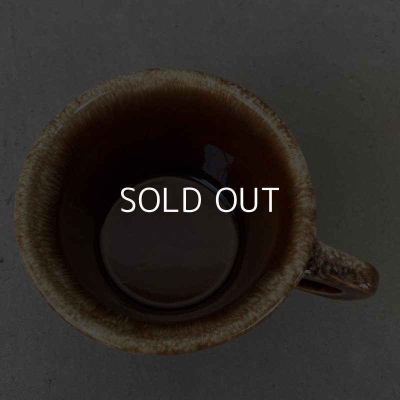 画像5: VINTAGE ANTIQUE HULL COFFEEMUG MUGCUP ヴィンテージ アンティーク コーヒーマグ マグカップ ハル ブラウン 茶色 陶器 / アメリカ 珈琲 食器 USA (5)