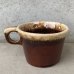 画像2: VINTAGE ANTIQUE HULL COFFEEMUG MUGCUP ヴィンテージ アンティーク コーヒーマグ マグカップ ハル ブラウン 茶色 陶器 / アメリカ 珈琲 食器 USA (3) (2)