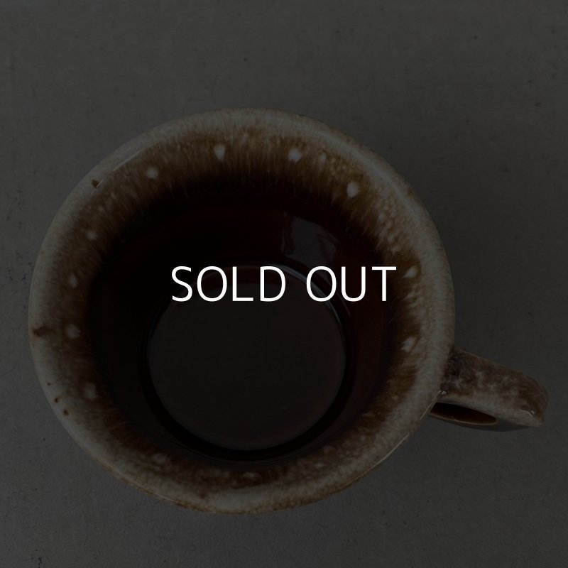 画像5: VINTAGE ANTIQUE HULL COFFEEMUG MUGCUP ヴィンテージ アンティーク コーヒーマグ マグカップ ハル ブラウン 茶色 陶器 / アメリカ 珈琲 食器 USA (3)