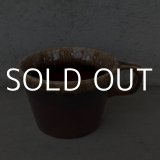 VINTAGE ANTIQUE HULL COFFEEMUG MUGCUP ヴィンテージ アンティーク コーヒーマグ マグカップ ハル ブラウン 茶色 陶器 / アメリカ 珈琲 食器 USA (1)