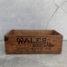 画像2: VINTAGE ANTIQUE WALES GOODYEAR SHOE CO. WOODEN BOX ヴィンテージ アンティーク グッドイヤー ウッドボックス 木箱 アメリカ / ケース 靴 収納 店舗什器 USA  (2)